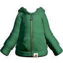 Green Zip Hoodie