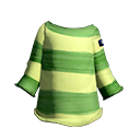 Lime Easy-Stripe Shirt