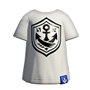 White Anchor Tee